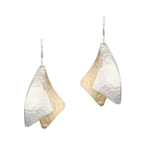 Fanned Swoops Wire Earrings