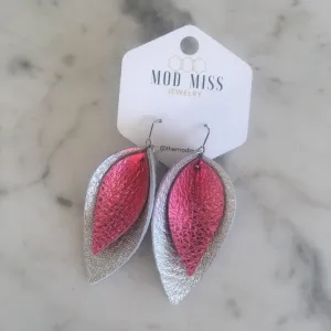 February 2020 {SMITTEN} Stacked Petal Earrings {Pre-Order:  Ships First Week of February}