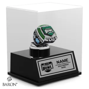 Fenway Bowl Officials Rings 2024 Championship Display Case
