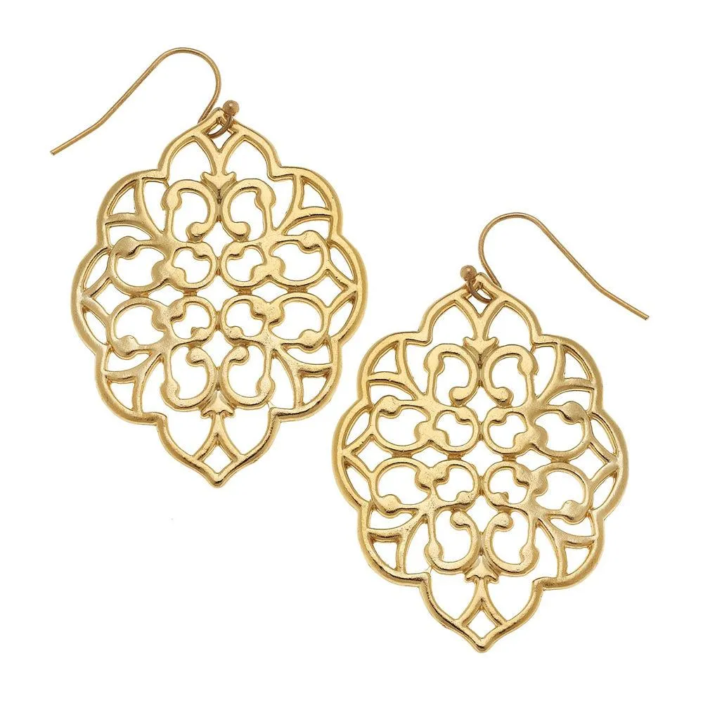 Fillagree Dangle Earrings