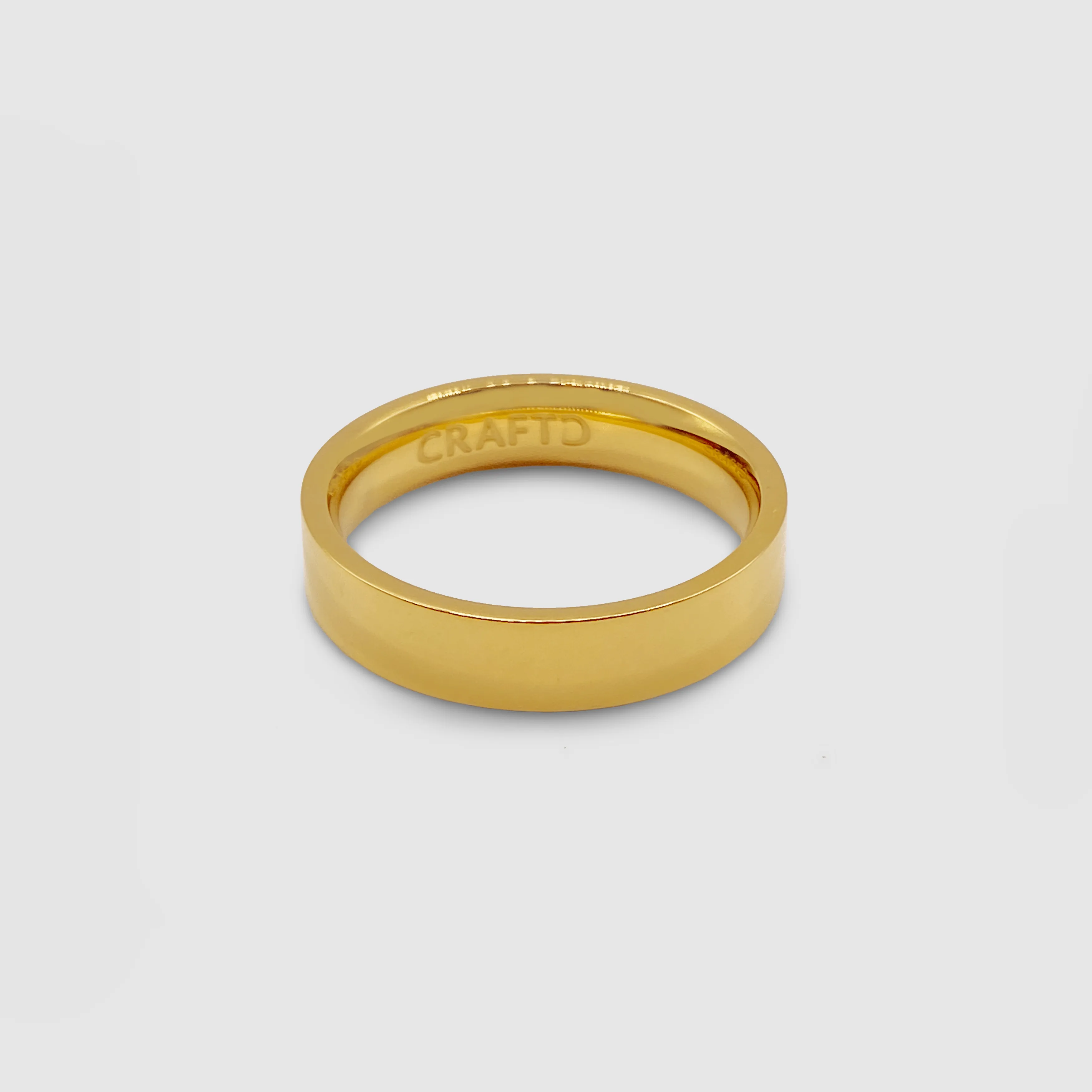 Flat Band Ring (Gold) 5mm