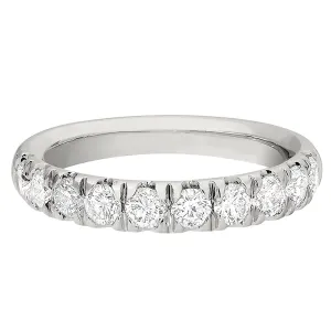 Flat Diamond Wedding Band .10CT Diamonds