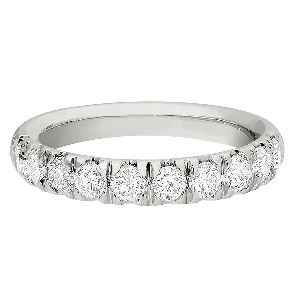 Flat Diamond Wedding Band .10CT Diamonds