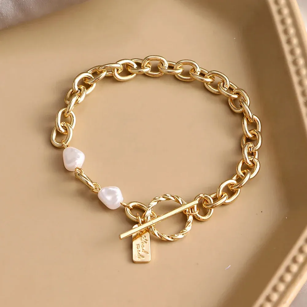 FNIO Bohemian Bracelets for Women Fashion Multilayer Beaded Chain Bracelets Set Charm Bracelet Bangles Jewelry Punk
