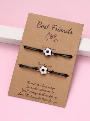 Football Lovers Kids Bracelet Set