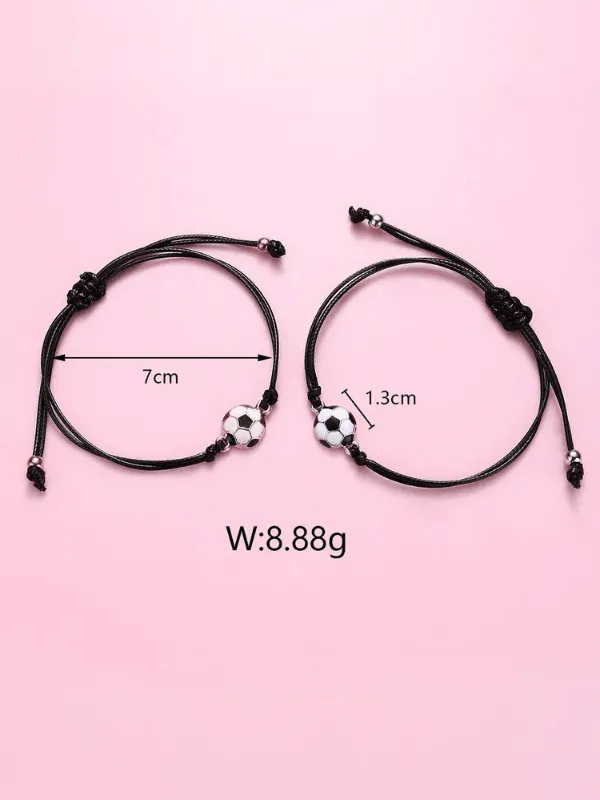 Football Lovers Kids Bracelet Set