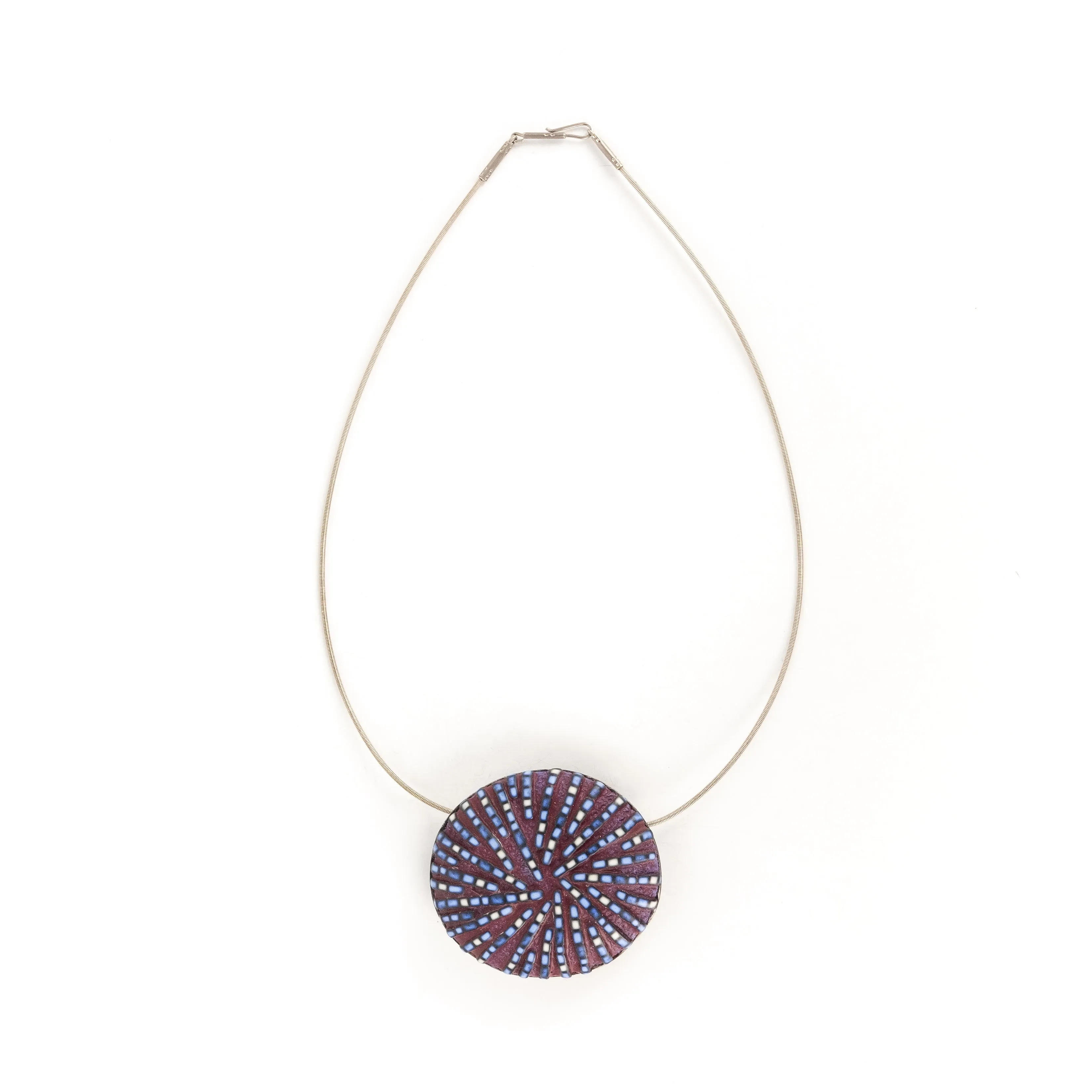 Ford and Forlano Single Pillow Bead/Cable Necklace