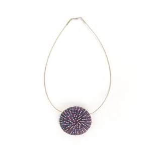 Ford and Forlano Single Pillow Bead/Cable Necklace