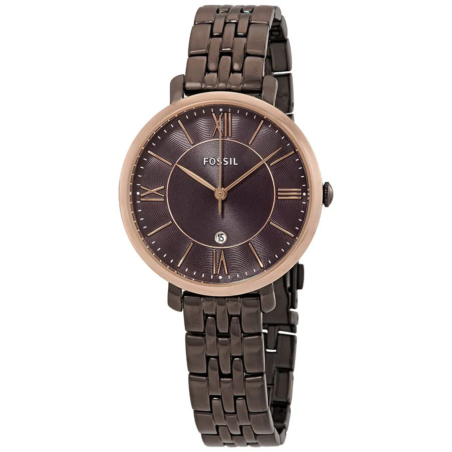 Fossil Jacqueline Brown Dial Ladies Watch ES4275