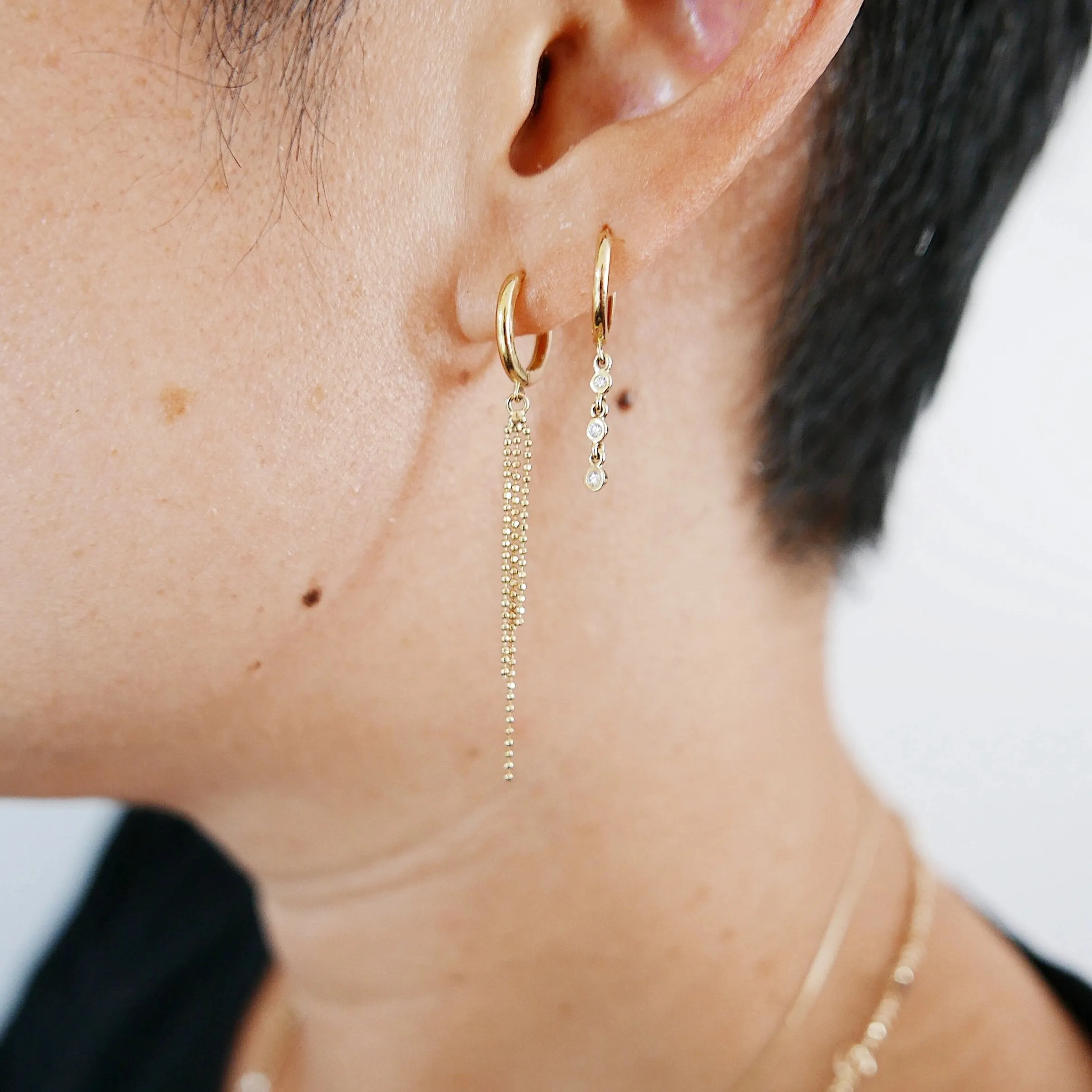 Fringe Hoop Earring