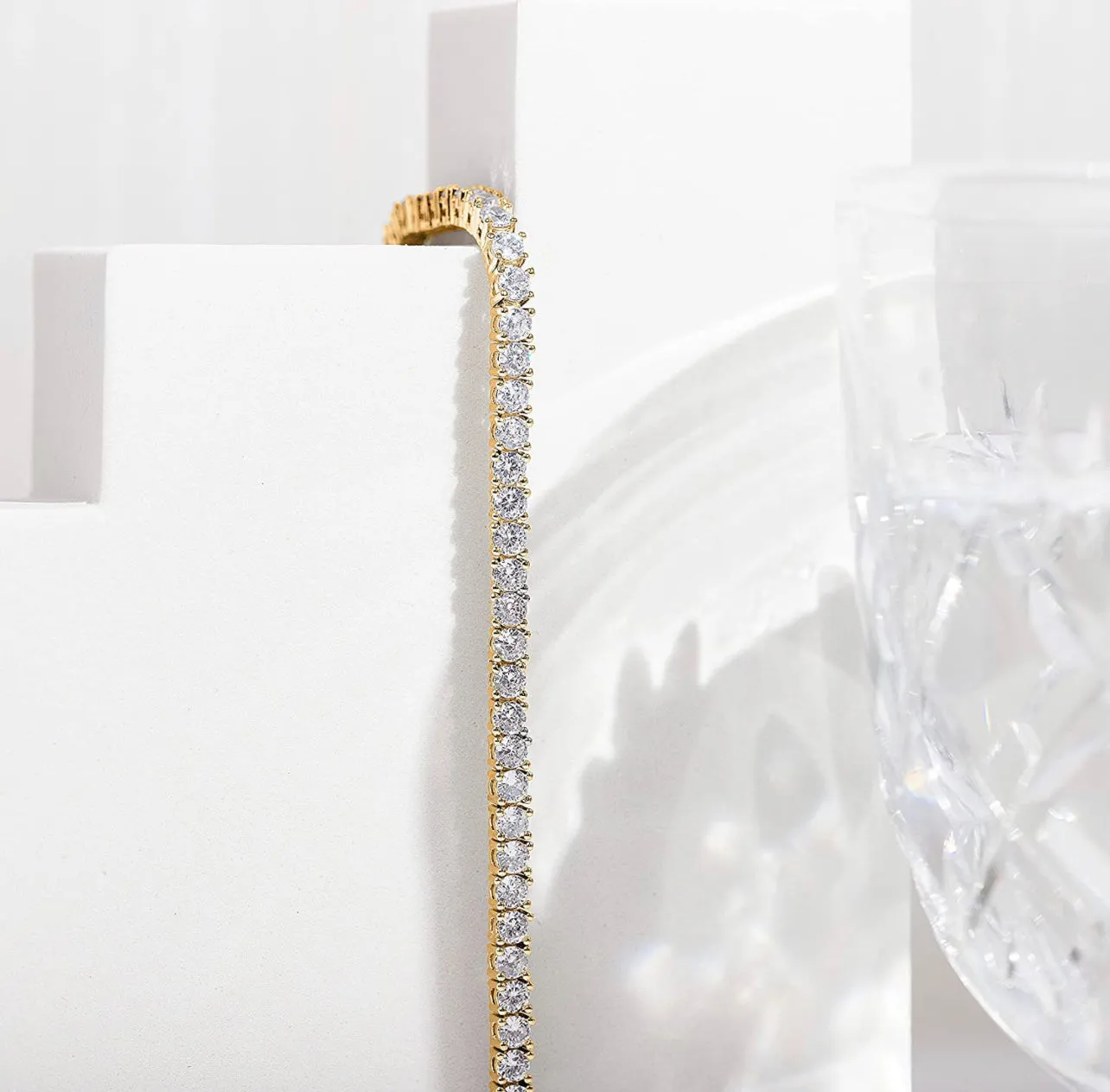 Gianni Gold Filled Tennis Bracelet