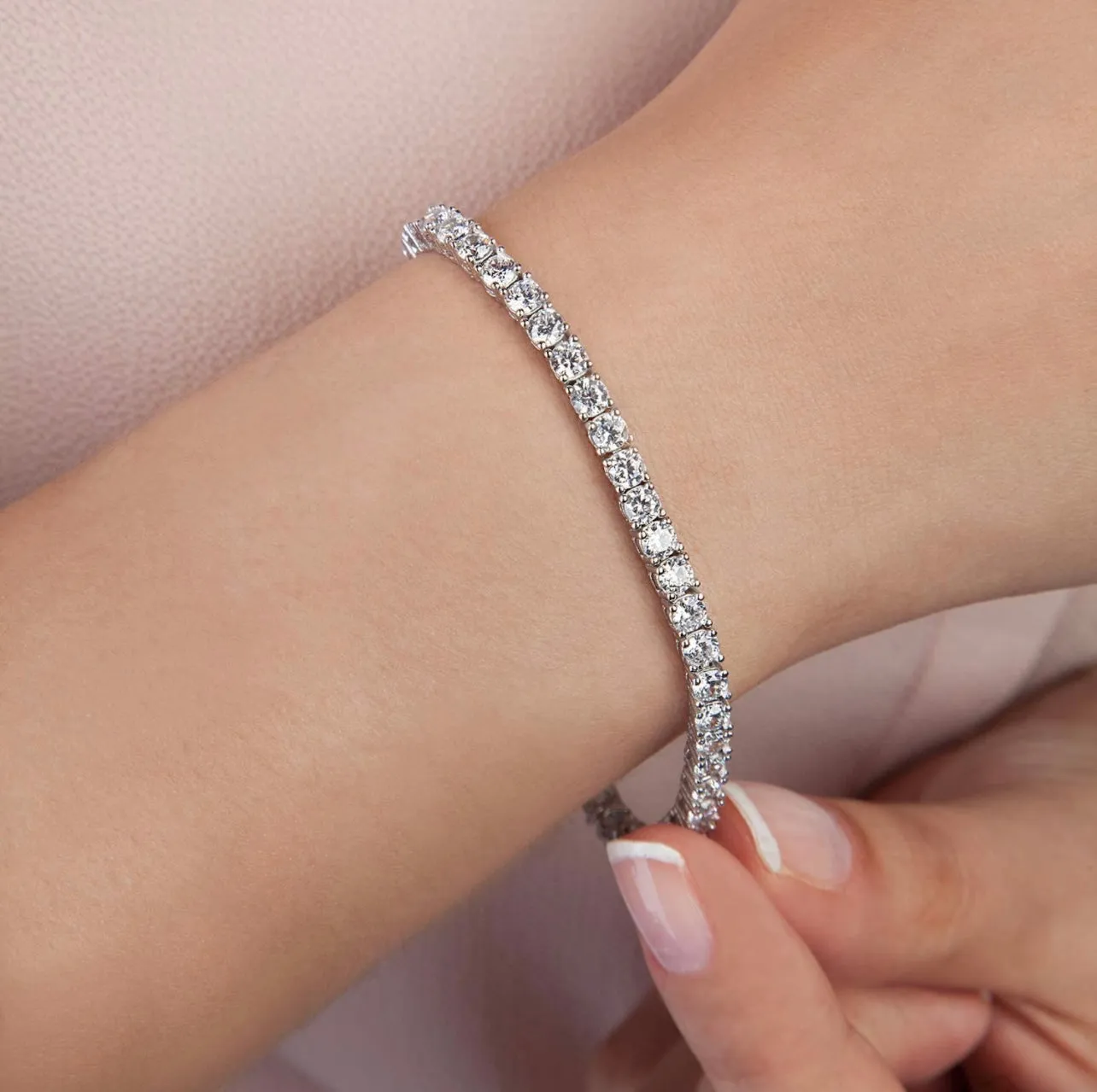 Gianni Gold Filled Tennis Bracelet