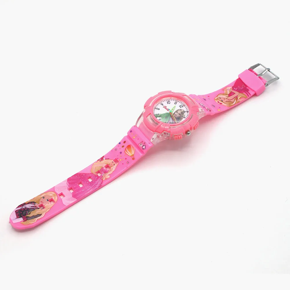 Girls Analog Watch - Light Pink