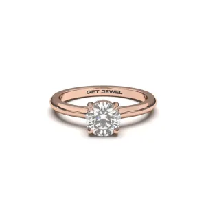 GLORY - Round 4 Prongs Smooth Band
