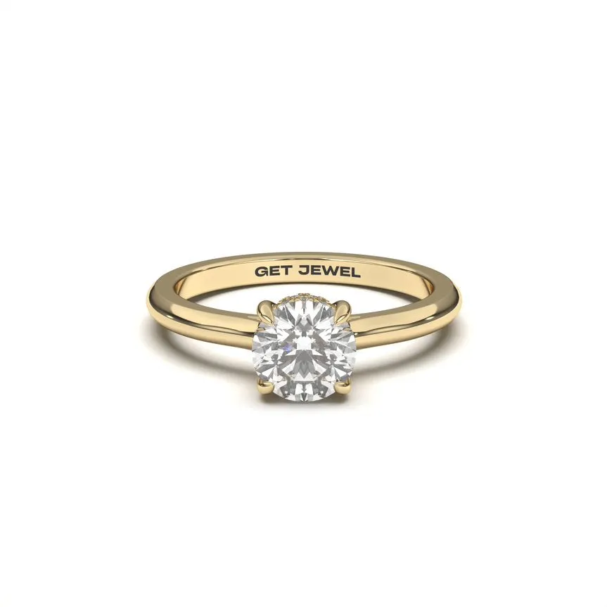 GLORY - Round 4 Prongs Smooth Band