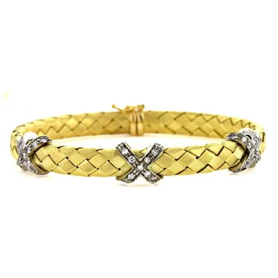 Gold Braided Bracelet
