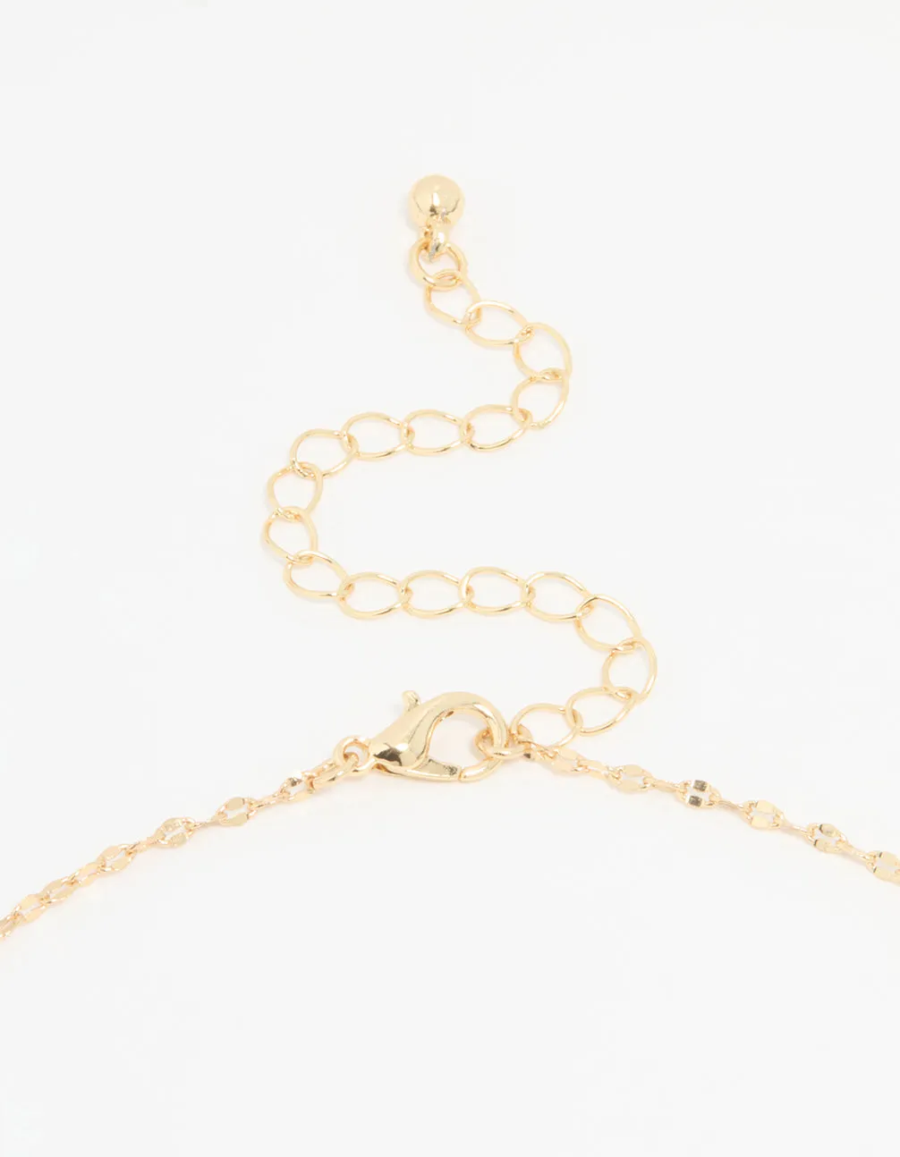 Gold Plated Vintage Cross Pendant Necklace