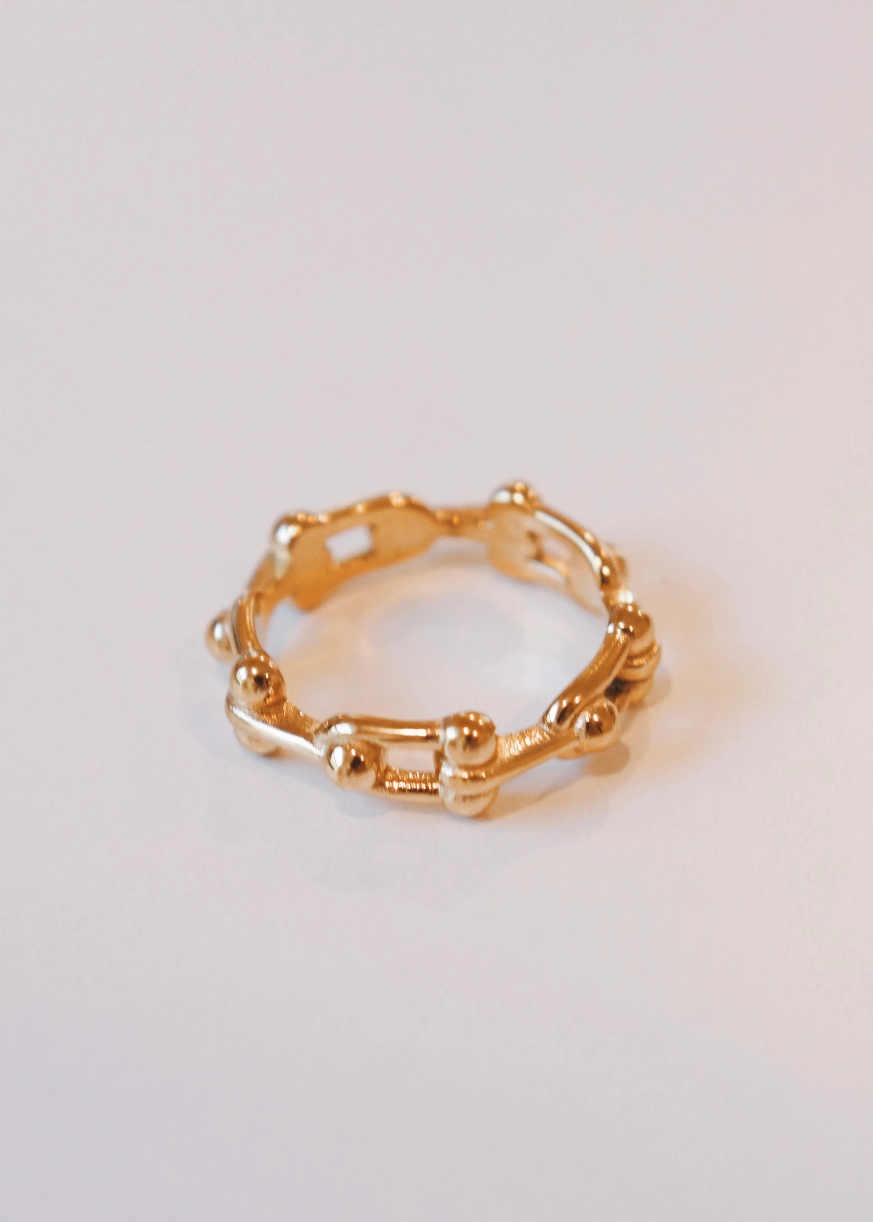 Gold Simple Chain Ring