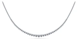 Graduated Red Carpet Diamond Necklace with 25.02 ct.(finished)