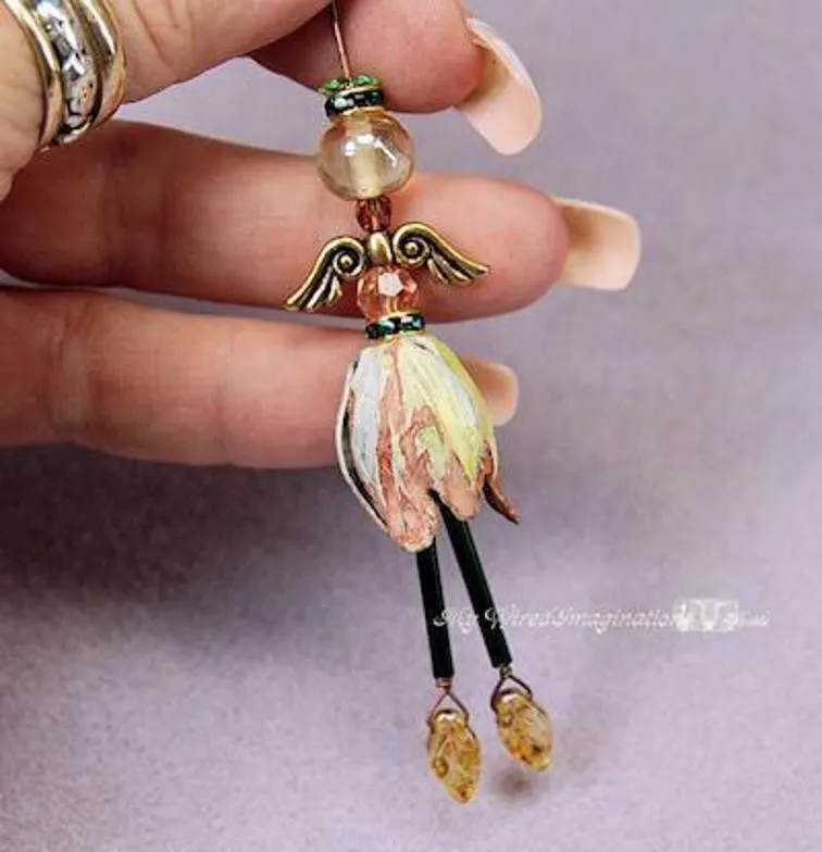 Guardian Faeries or Angels Pendant, Wire Wrap Jewelry Tutorial