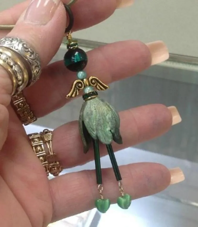 Guardian Faeries or Angels Pendant, Wire Wrap Jewelry Tutorial