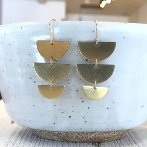 Half moon earrings