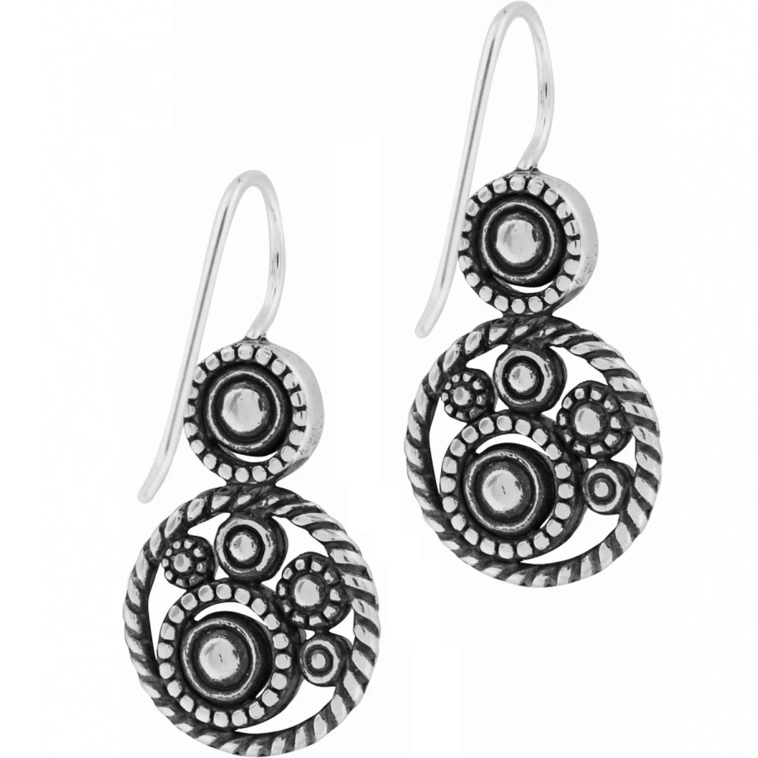 Halo French Wire Earrings