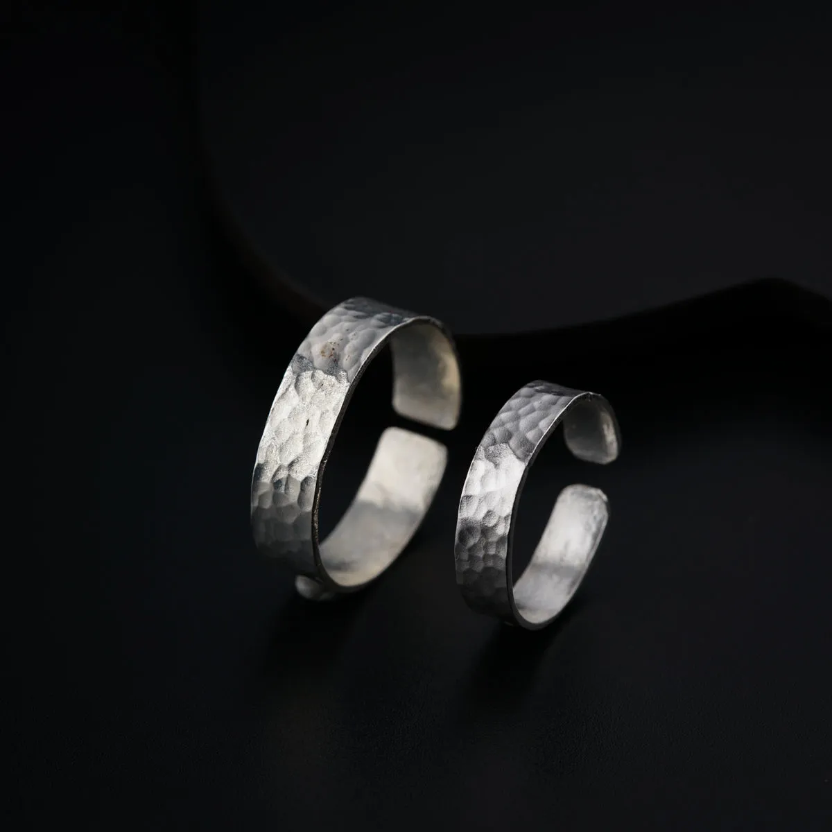 Hammered Couple Ring / Bands
