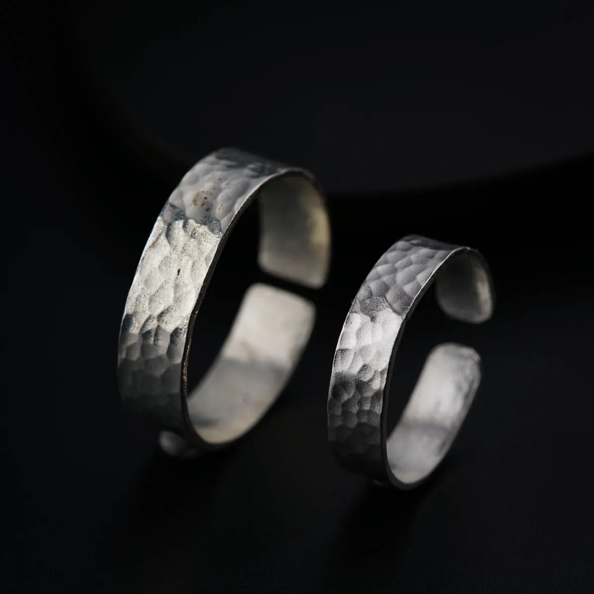 Hammered Couple Ring / Bands