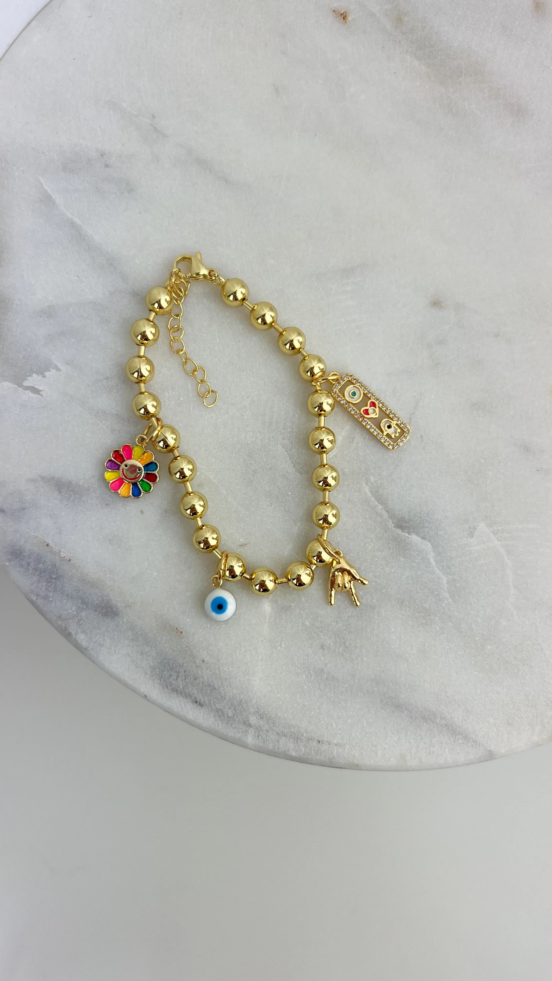 Happy Groovy Vibes Bracelet