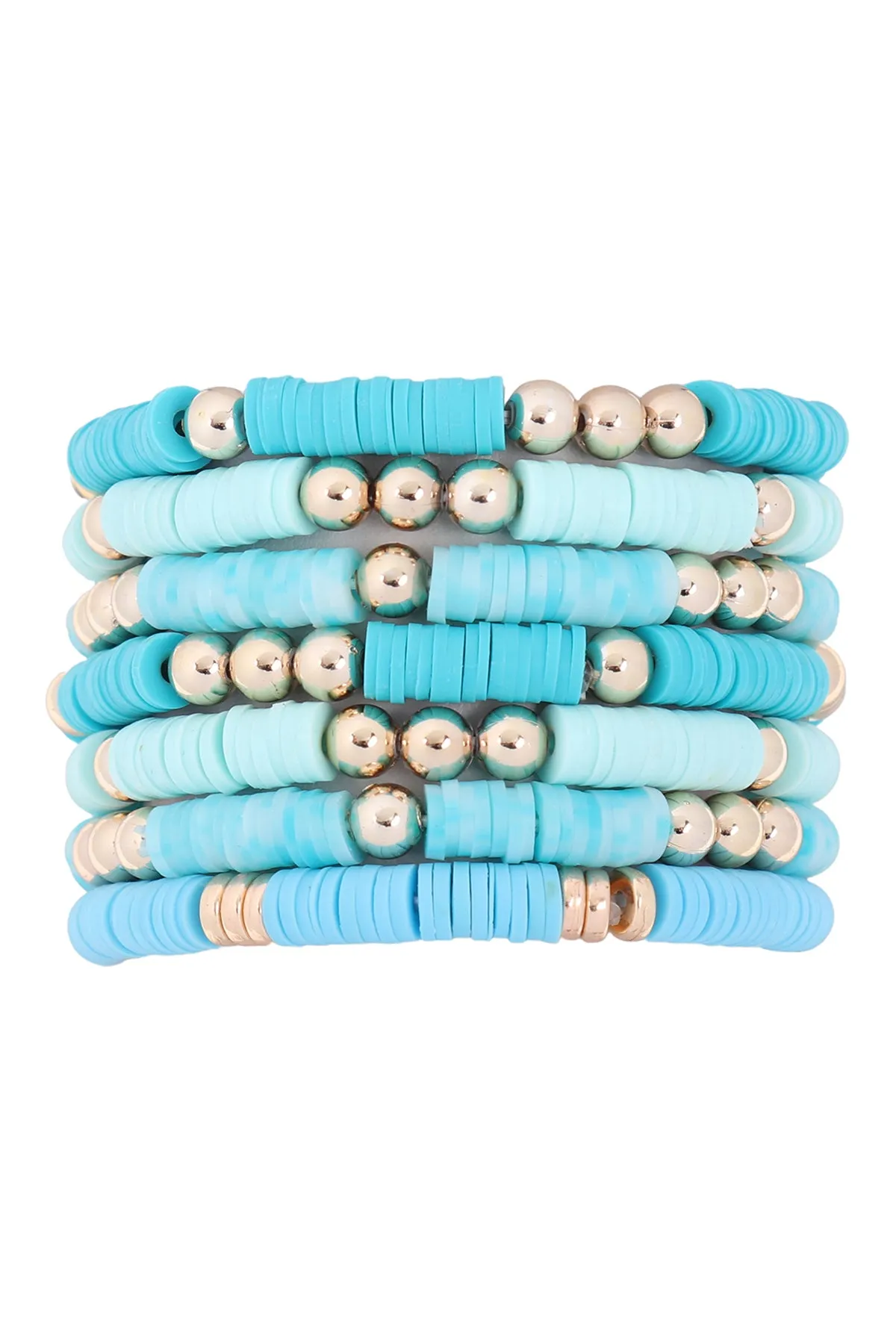 HDB3344 - FIMO MULTI LINE STRECHABLE BRACELET