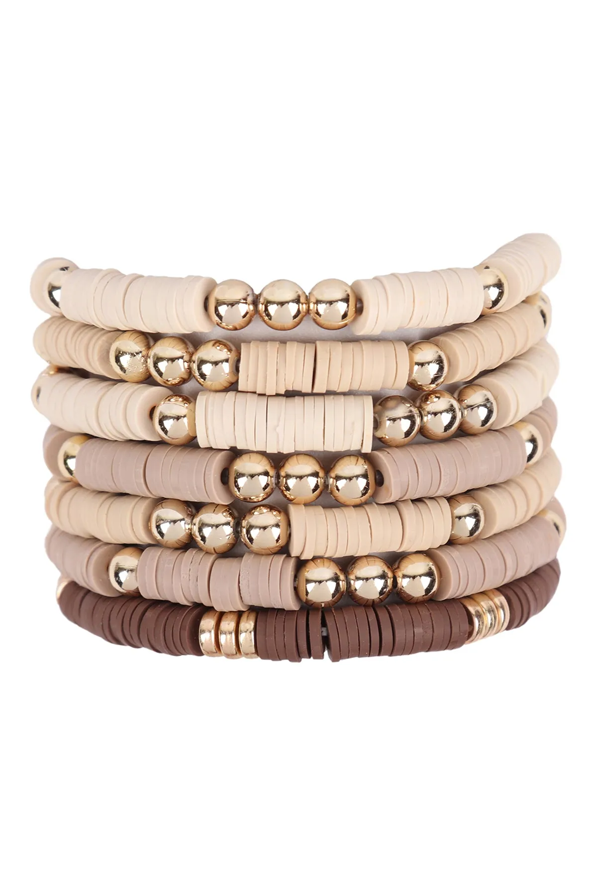 HDB3344 - FIMO MULTI LINE STRECHABLE BRACELET