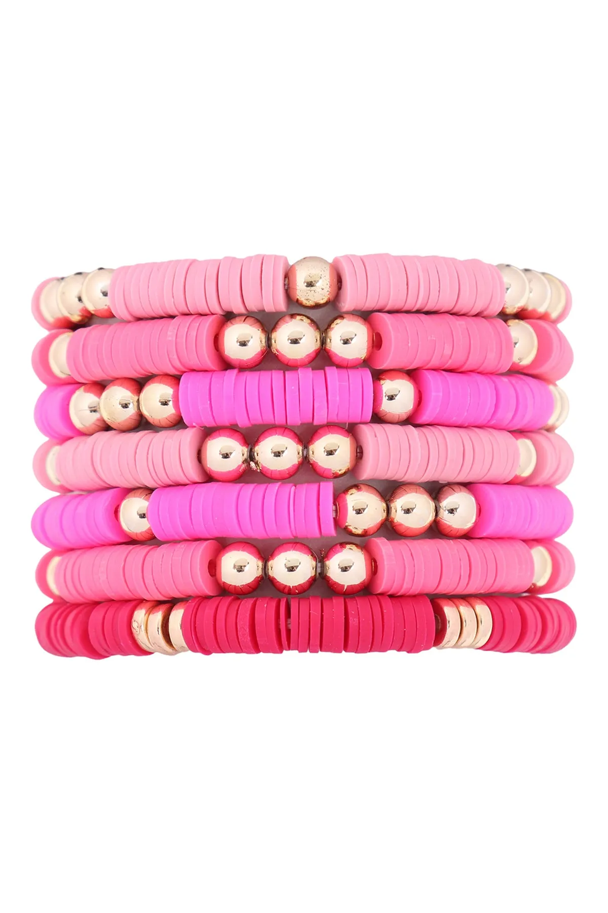 HDB3344 - FIMO MULTI LINE STRECHABLE BRACELET