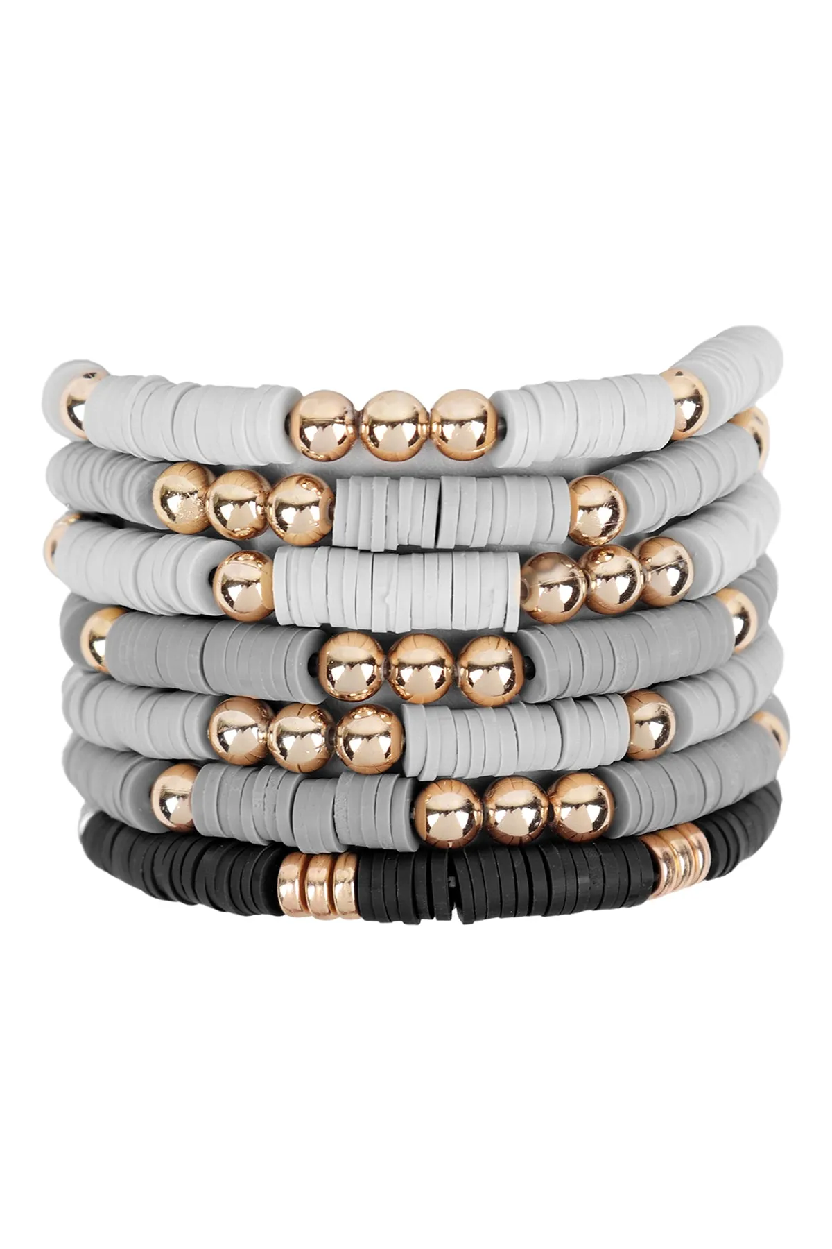 HDB3344 - FIMO MULTI LINE STRECHABLE BRACELET