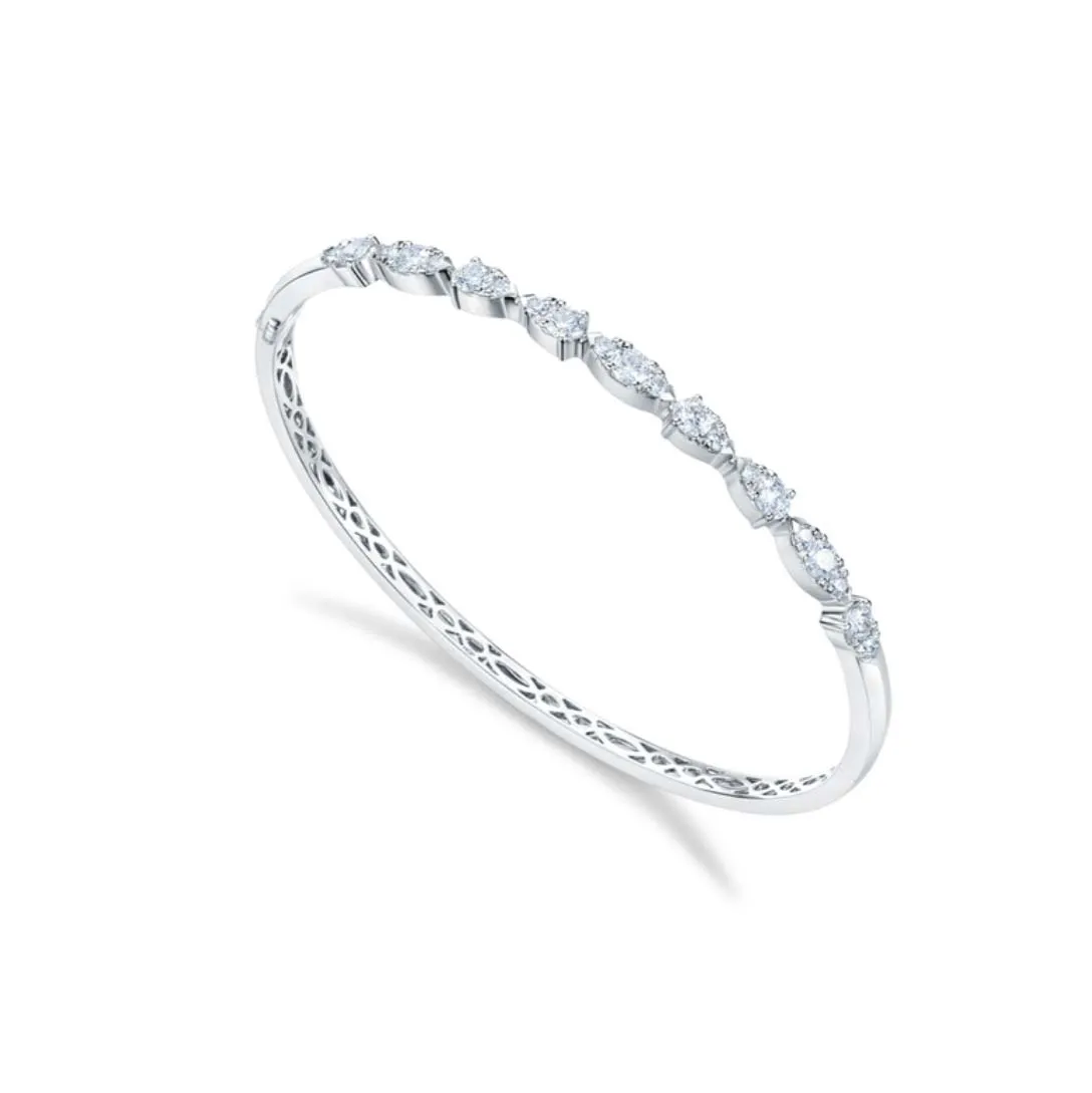 Hearts on Fire Aerial Dewdrop Bangle
