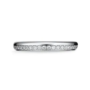 Hearts On Fire Barre 18K White Gold Pave Diamond Band