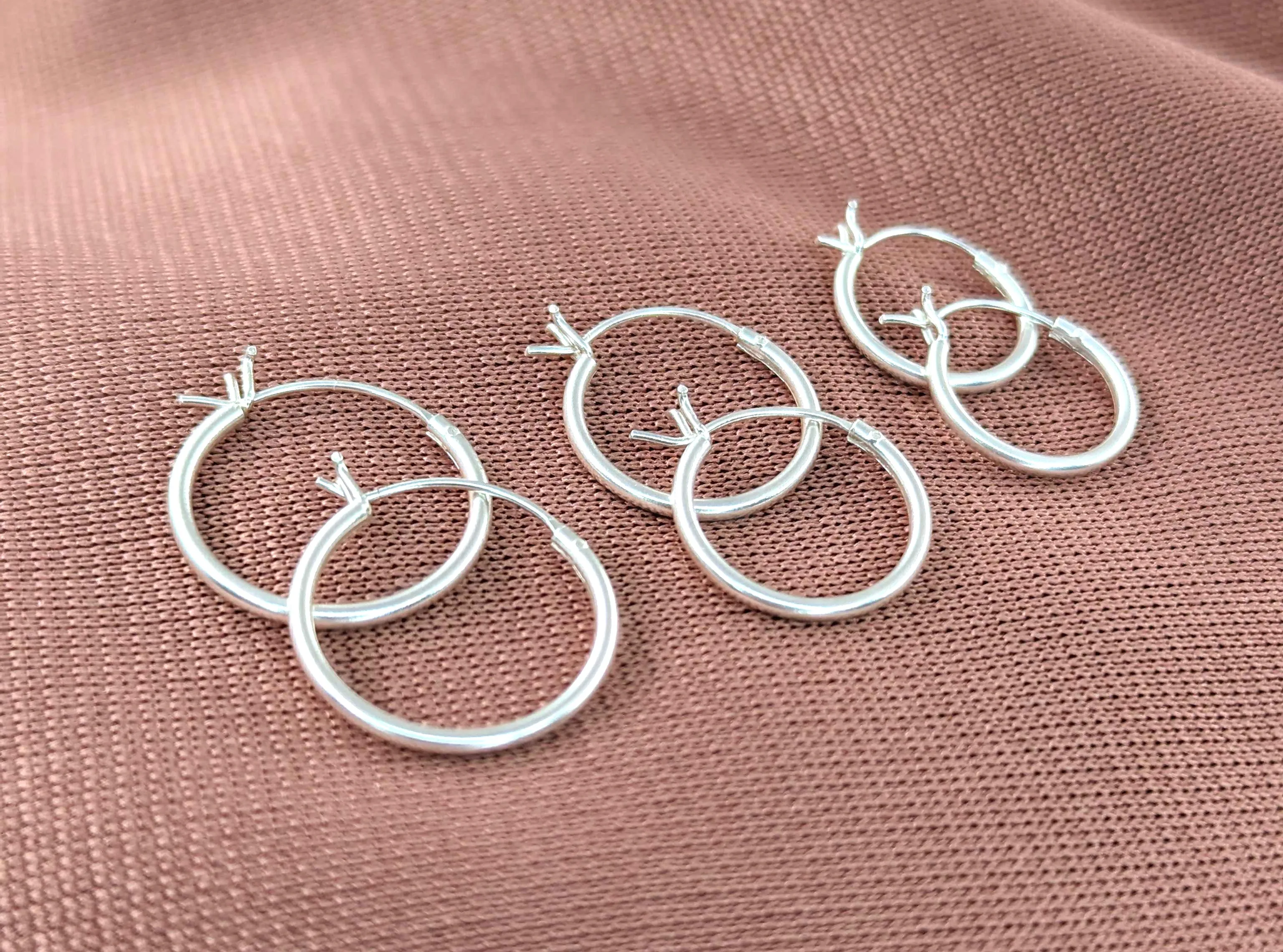 Hoop Earrings Set- Huggie Hoop Earrings