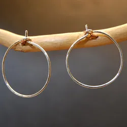 Hoop Earrings - Small - Silver