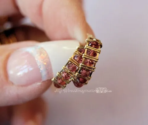 How to Make Crystal Hoop Earrings, DIY Earring Tutorial, Digital Download
