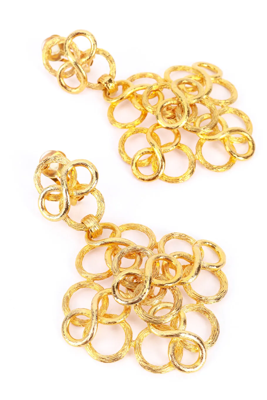 Infinity Coils Drop Earrings
