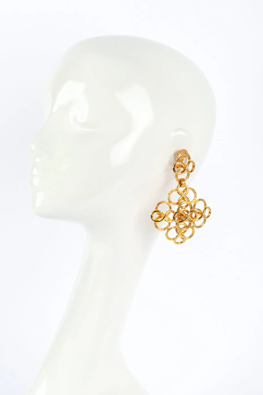 Infinity Coils Drop Earrings