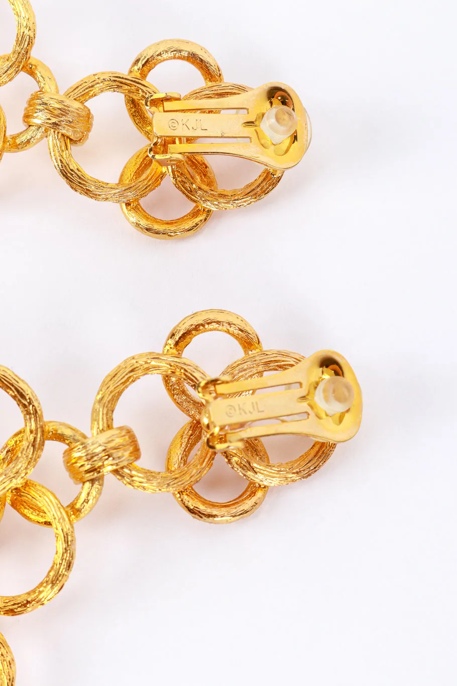 Infinity Coils Drop Earrings