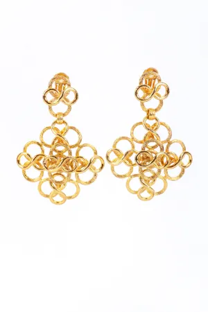 Infinity Coils Drop Earrings