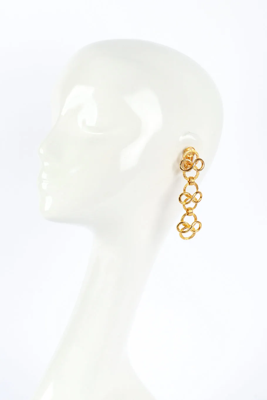 Infinity Link Drop Earrings
