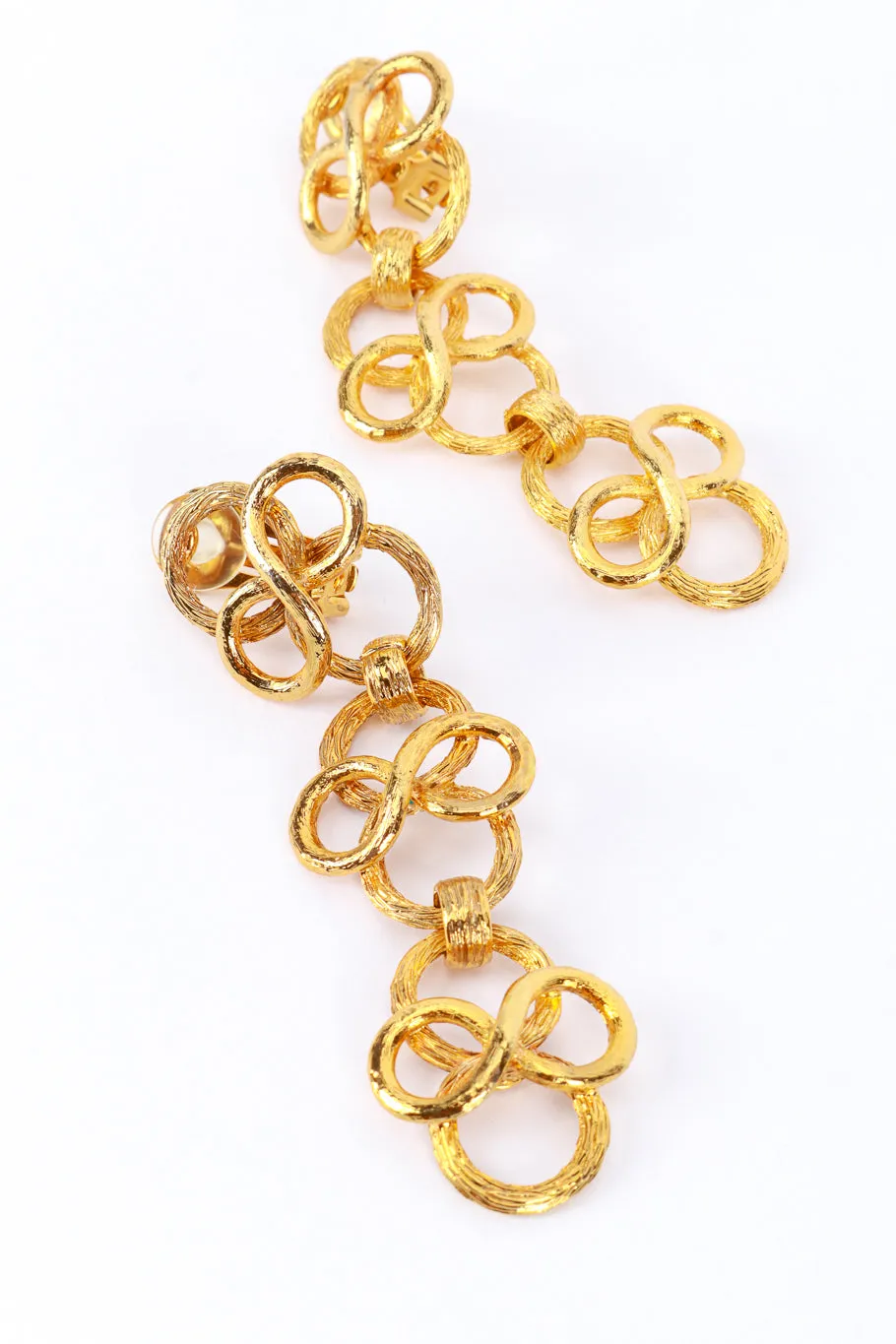 Infinity Link Drop Earrings