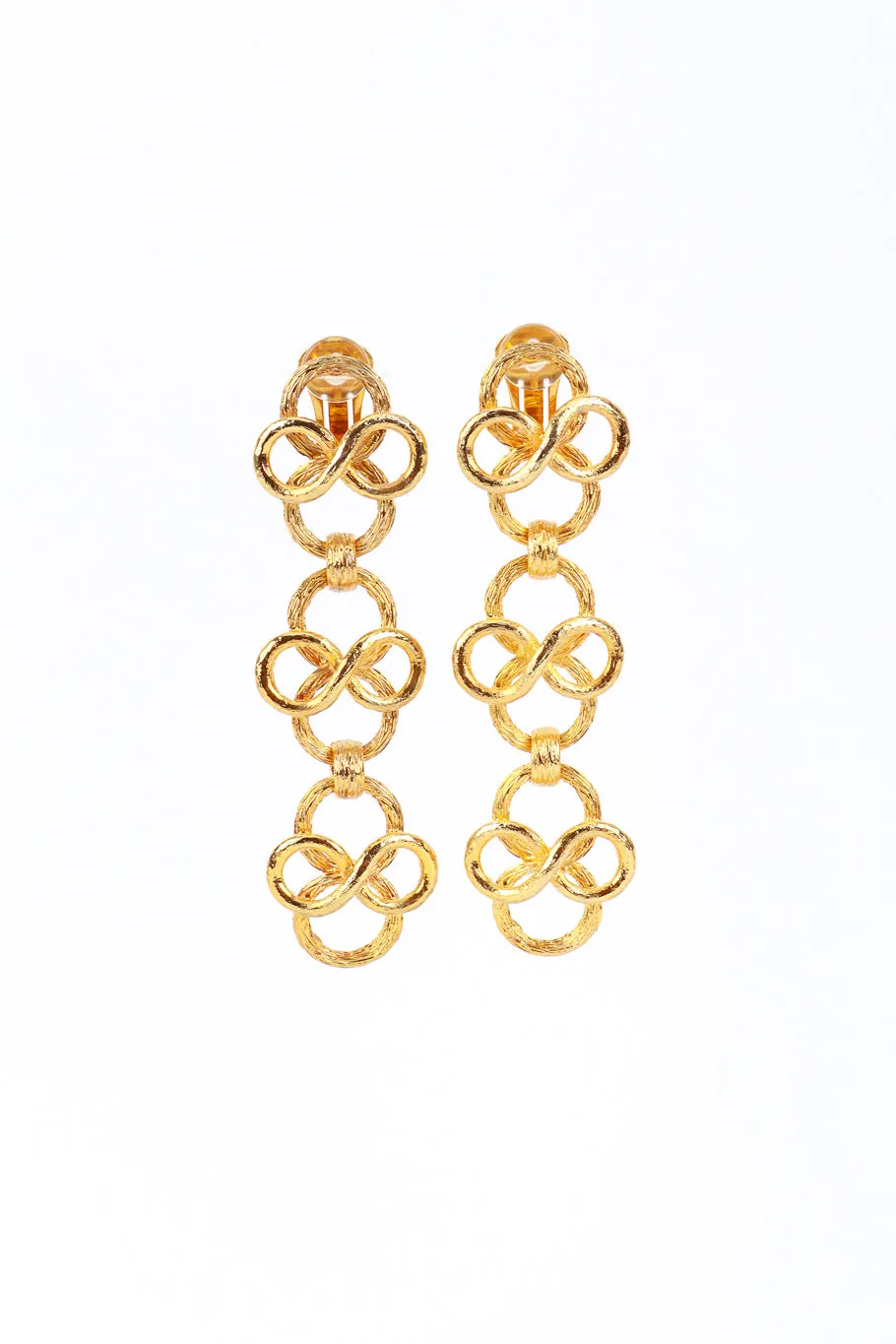 Infinity Link Drop Earrings