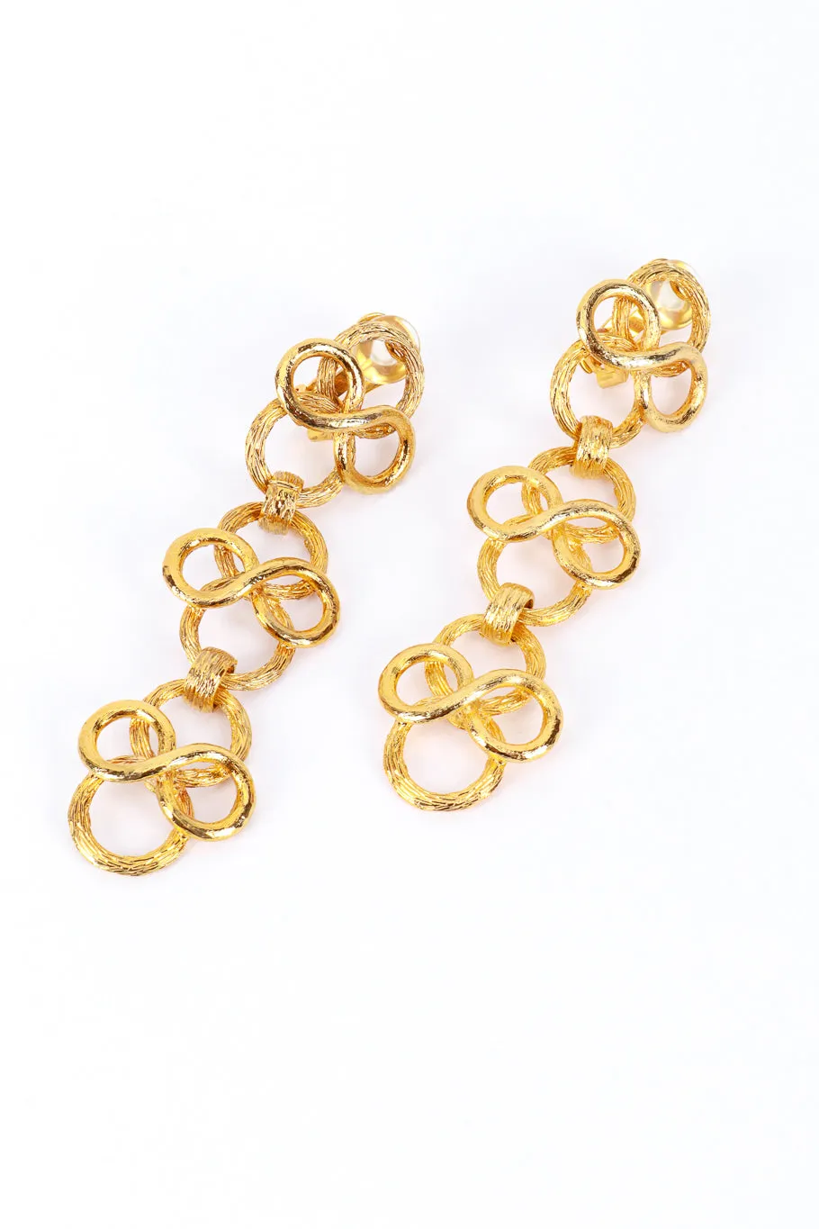 Infinity Link Drop Earrings