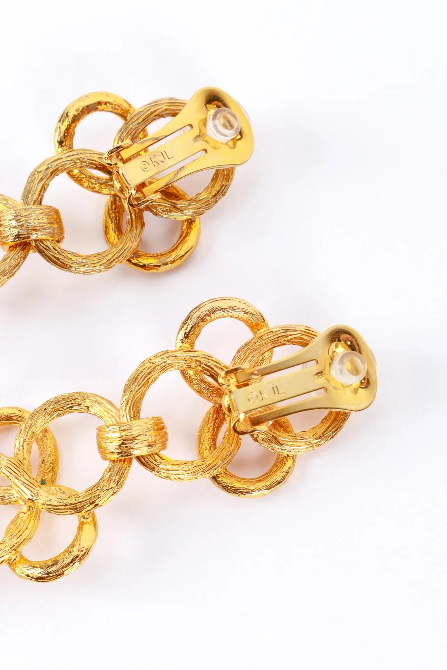 Infinity Link Drop Earrings
