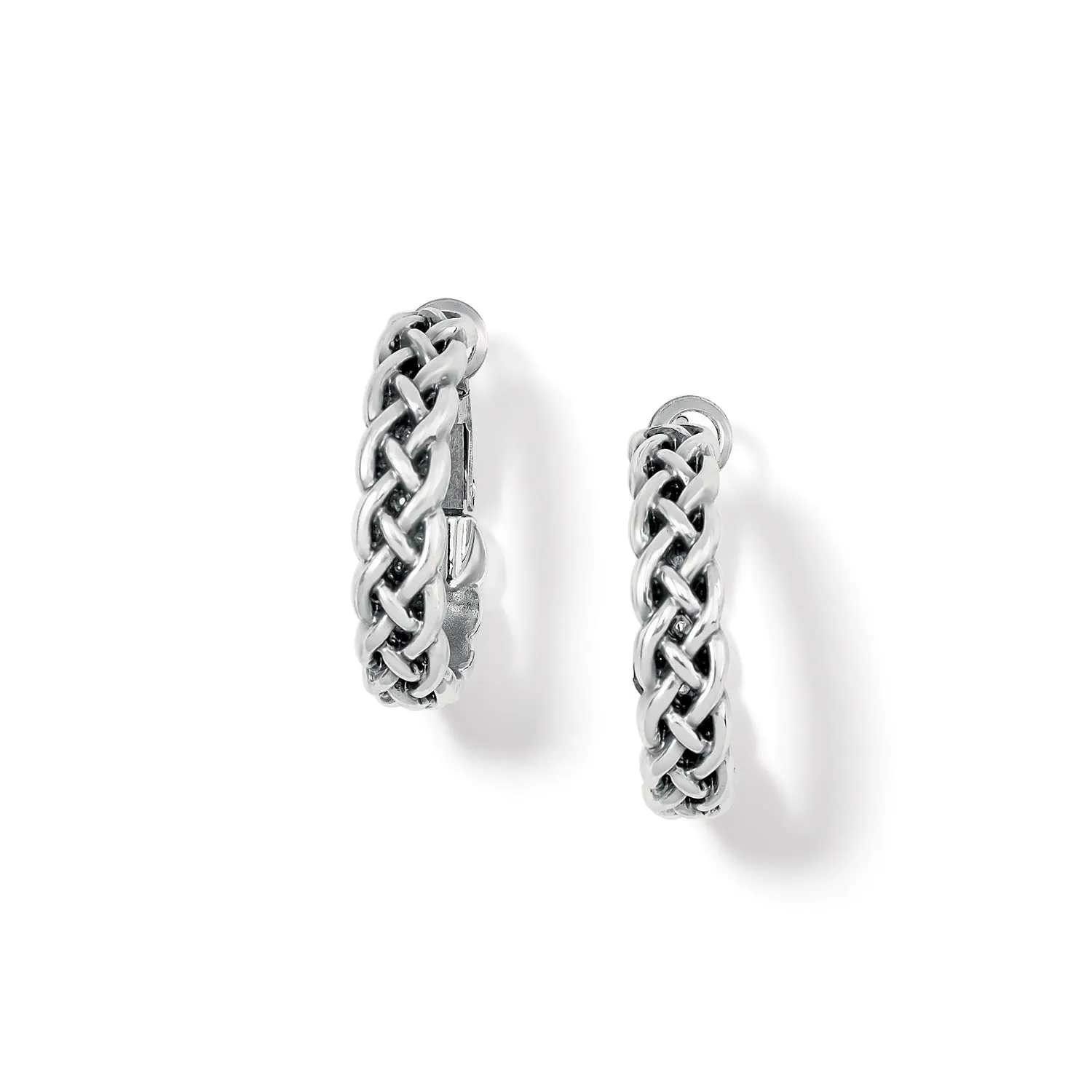 Interlok Braid Small Hoop Earrings - JA8890