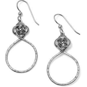Interlok Petite Knot Circle French Wire Earrings JA4920